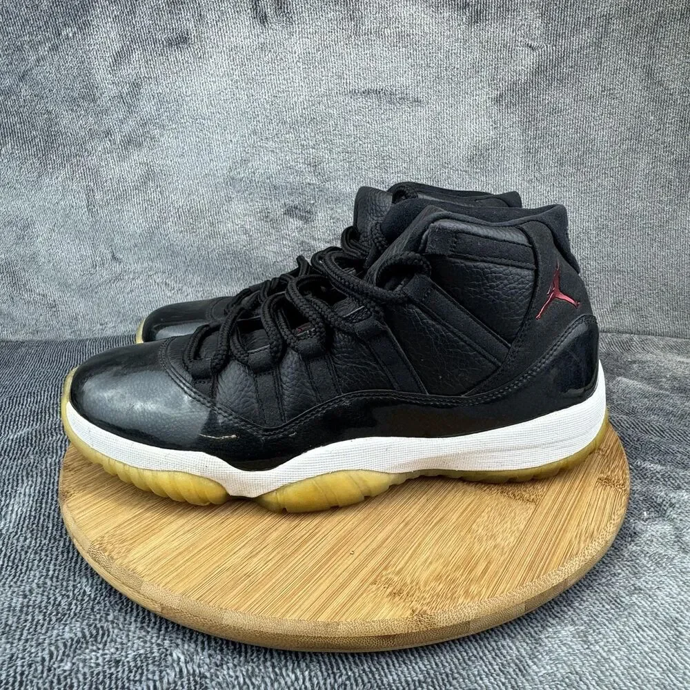 Nike Air Jordan 11 Retro Shoes Mens Size 10.5 Black 72-10 Patent 378037-002 - Picture 3 of 9